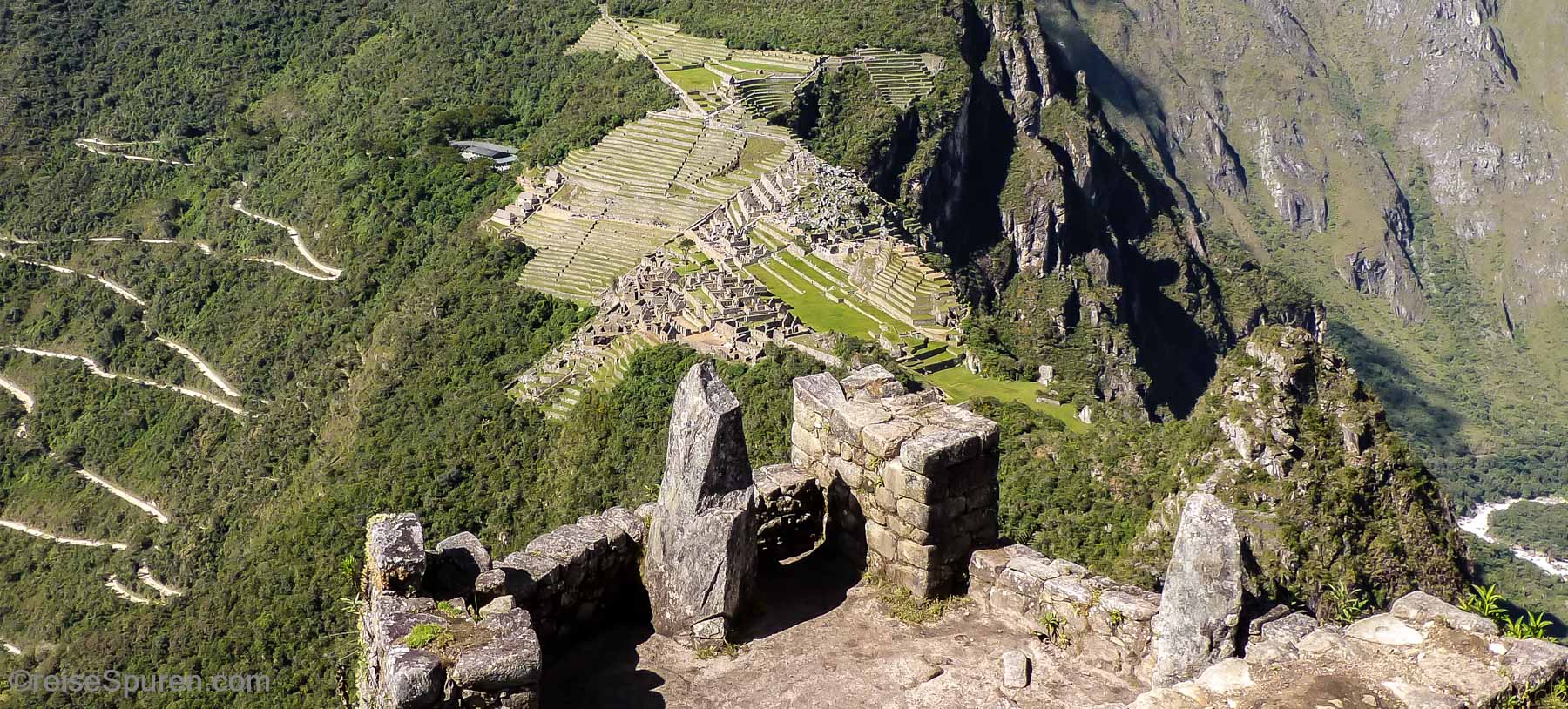 Blick vom Huayna Picchu auf